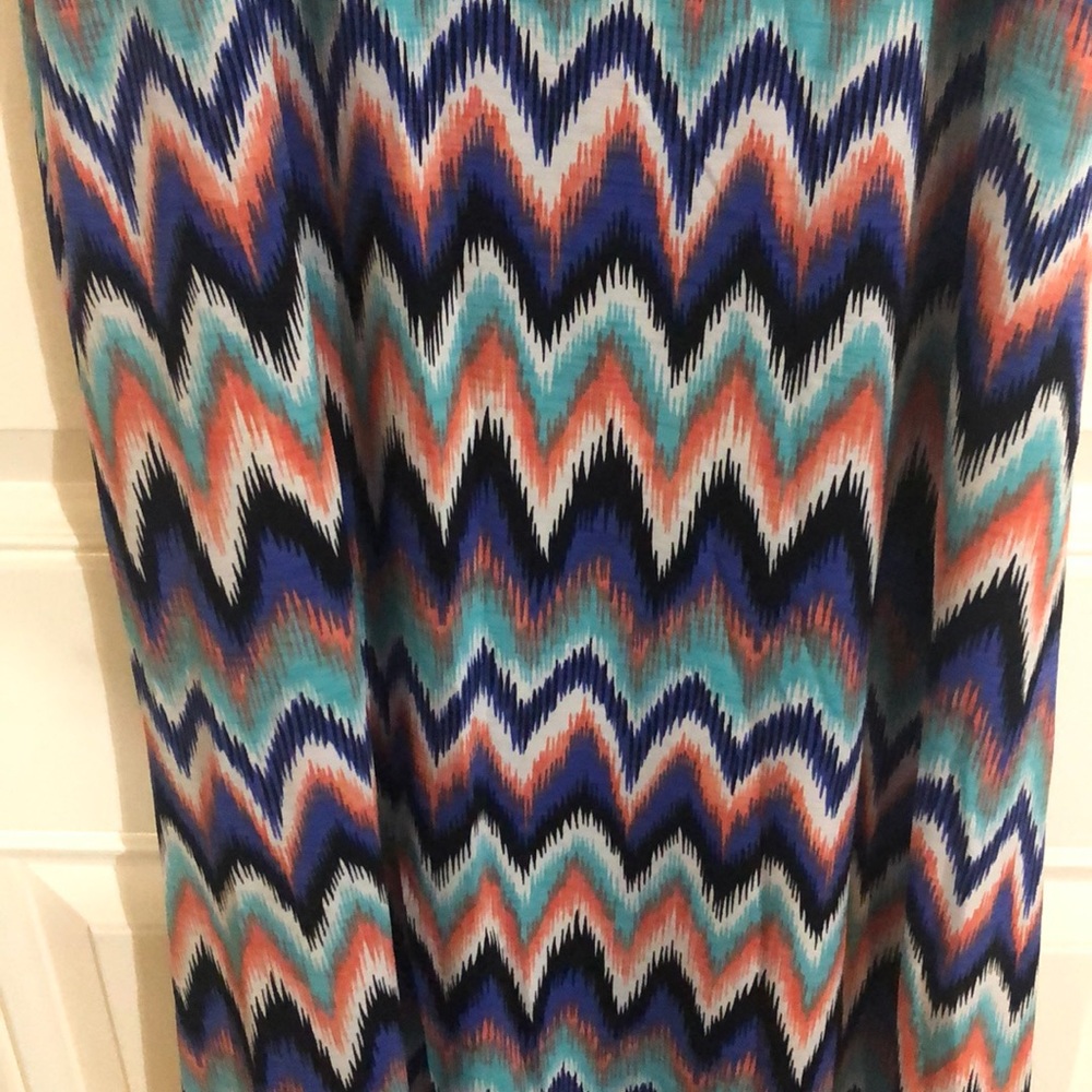 Multicolor pattern maxi skirt - Picture 3 of 5